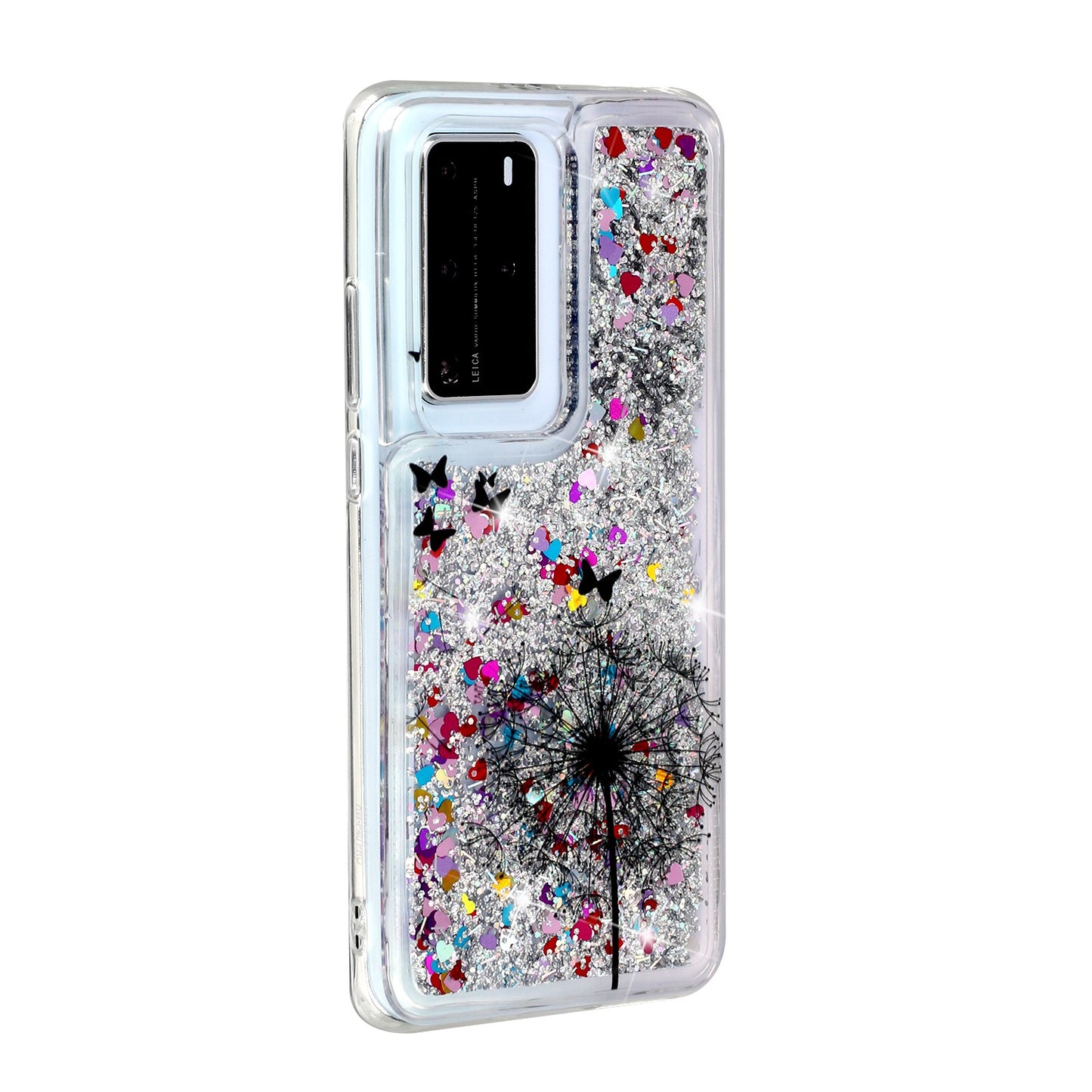Pattern Printing Glitter Powder Quicksand TPU Back Shell for Huawei P40 Pro