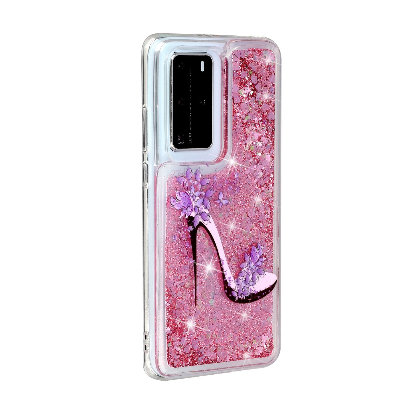 Pattern Printing Glitter Powder Quicksand TPU Back Shell for Huawei P40 Pro