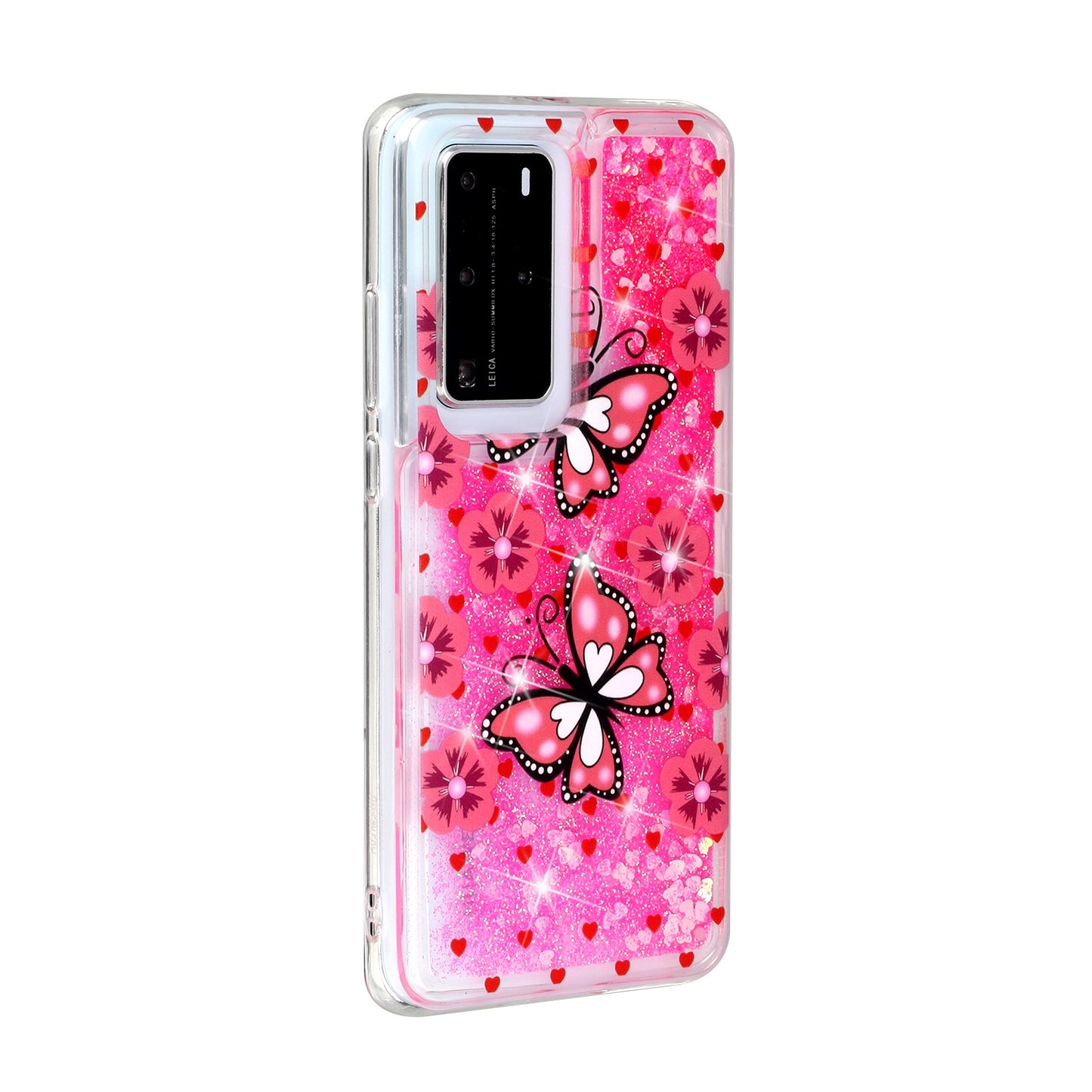 Pattern Printing Glitter Powder Quicksand TPU Back Shell for Huawei P40 Pro