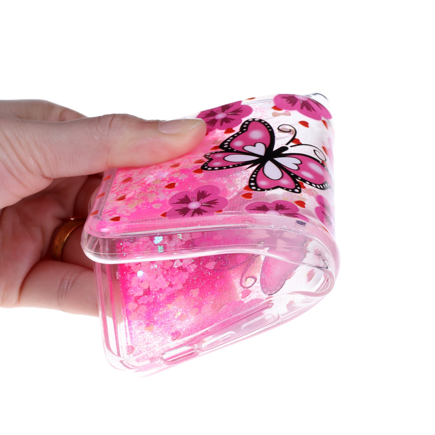 Pattern Printing Glitter Powder Quicksand TPU Back Shell for Huawei P40 Pro
