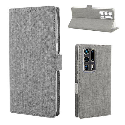 VILI DMK Cross Texture Double Magnetic Clasp Leather Wallet Stand Case for Huawei P40 Pro Plus