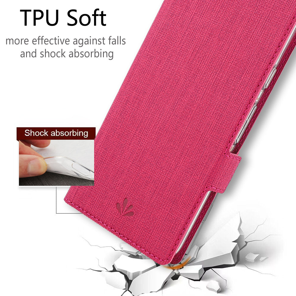 VILI DMK Cross Texture Double Magnetic Clasp Leather Wallet Stand Case for Huawei P40 Pro Plus