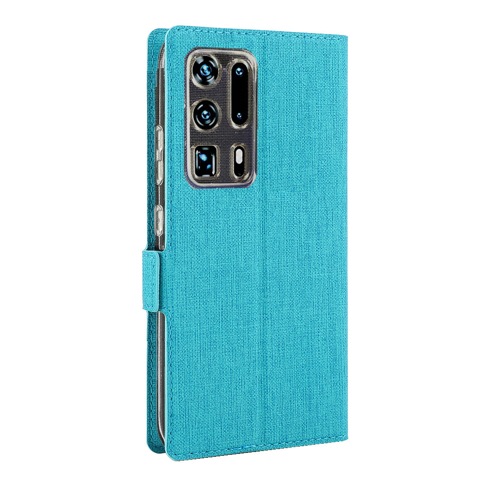 VILI DMK Cross Texture Double Magnetic Clasp Leather Wallet Stand Case for Huawei P40 Pro Plus
