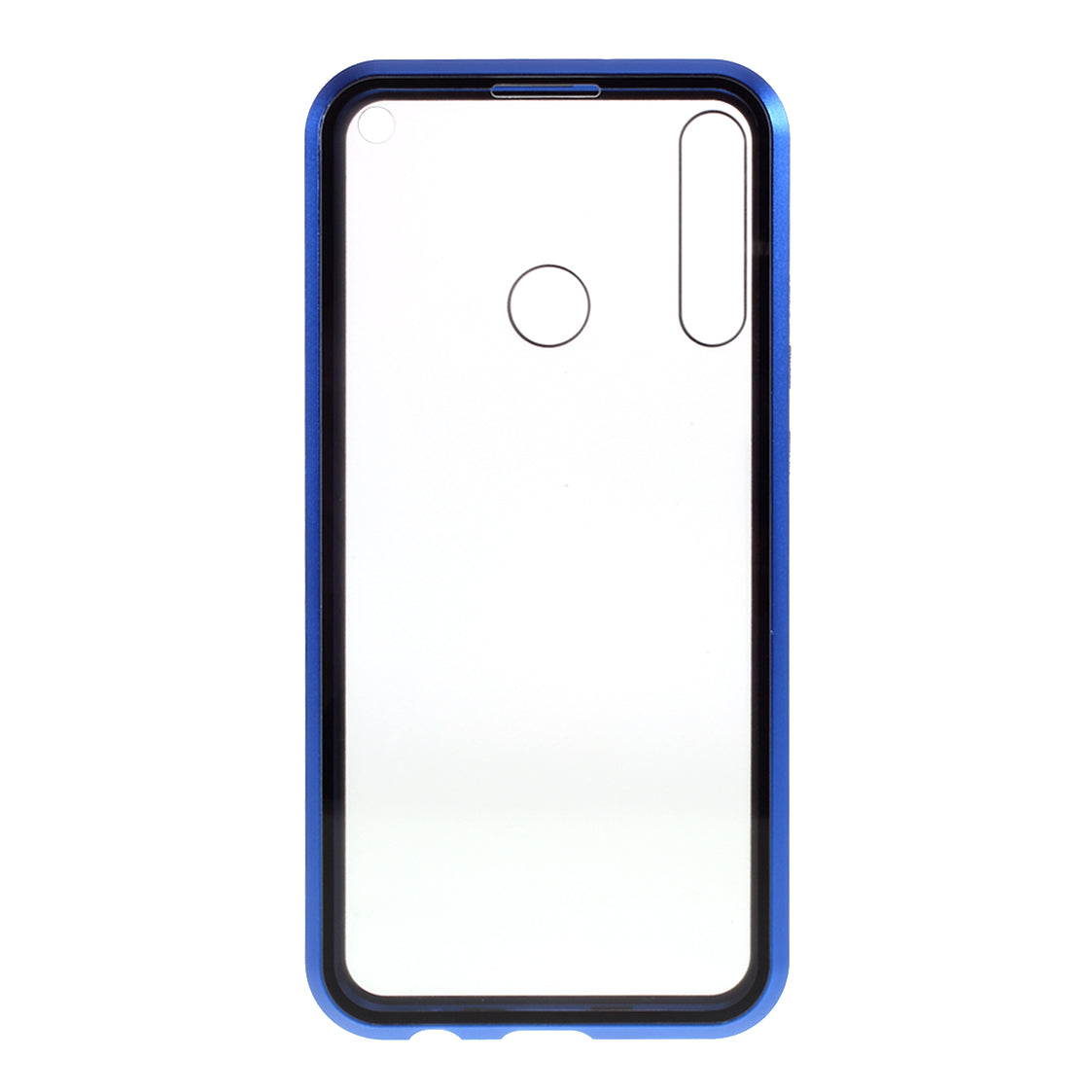 Detachable Magnetic Metal Frame + Protection Tempered Glass Anti-peep Cover for Huawei P40 lite E/Y7p/Honor 9C