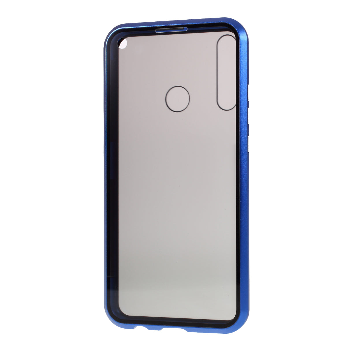 Detachable Magnetic Metal Frame + Protection Tempered Glass Anti-peep Cover for Huawei P40 lite E/Y7p/Honor 9C