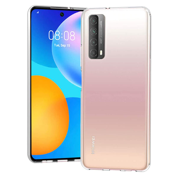 For Huawei P smart 2021 / Y7a Anti-fingerprint See-through Clear TPU Phone Case