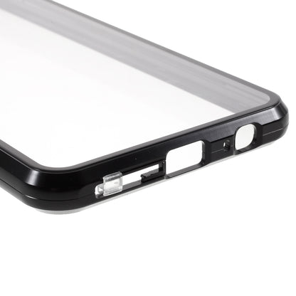 Ultra Clear Double-sided Tempered Glass + Metal Frame Magnetic All-around Protection Phone Case for Huawei P smart 2021 / Y7a
