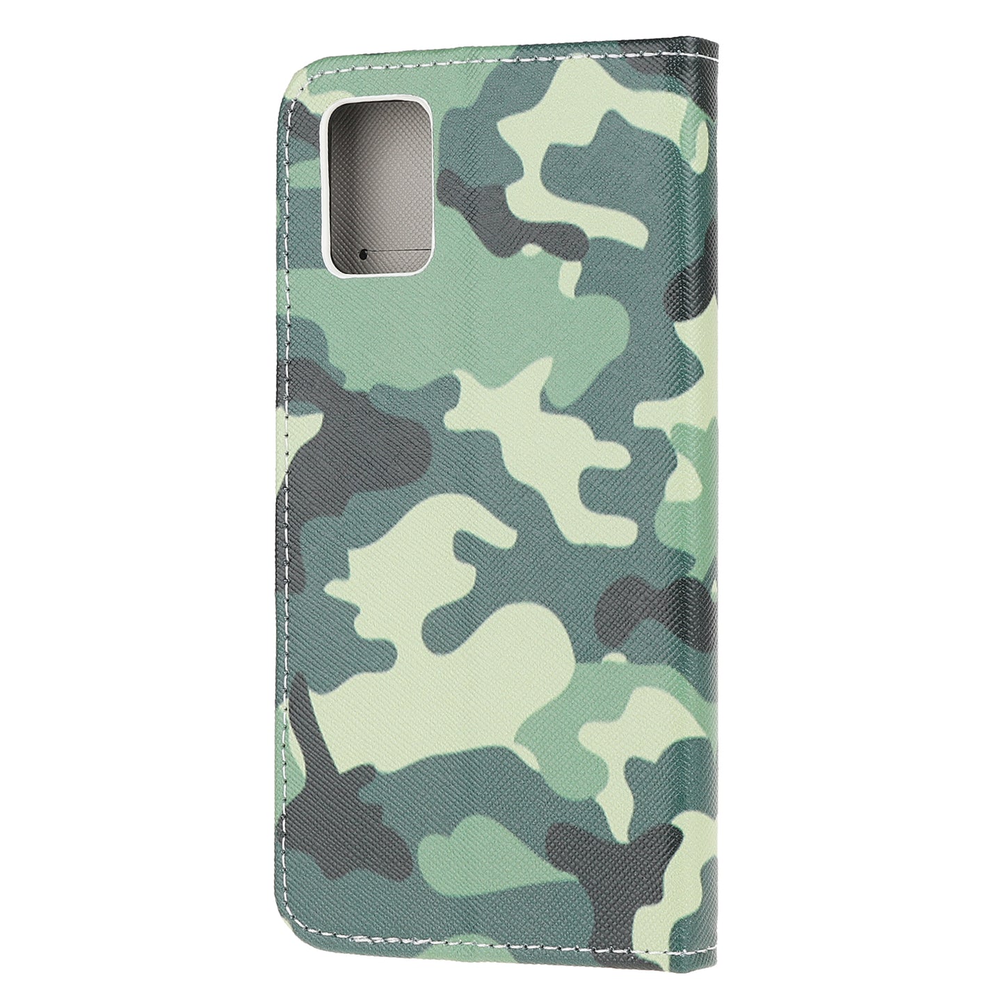 Pattern Printing Cross Texture Leather Wallet Phone Stand Protective Case for Honor 10X Lite