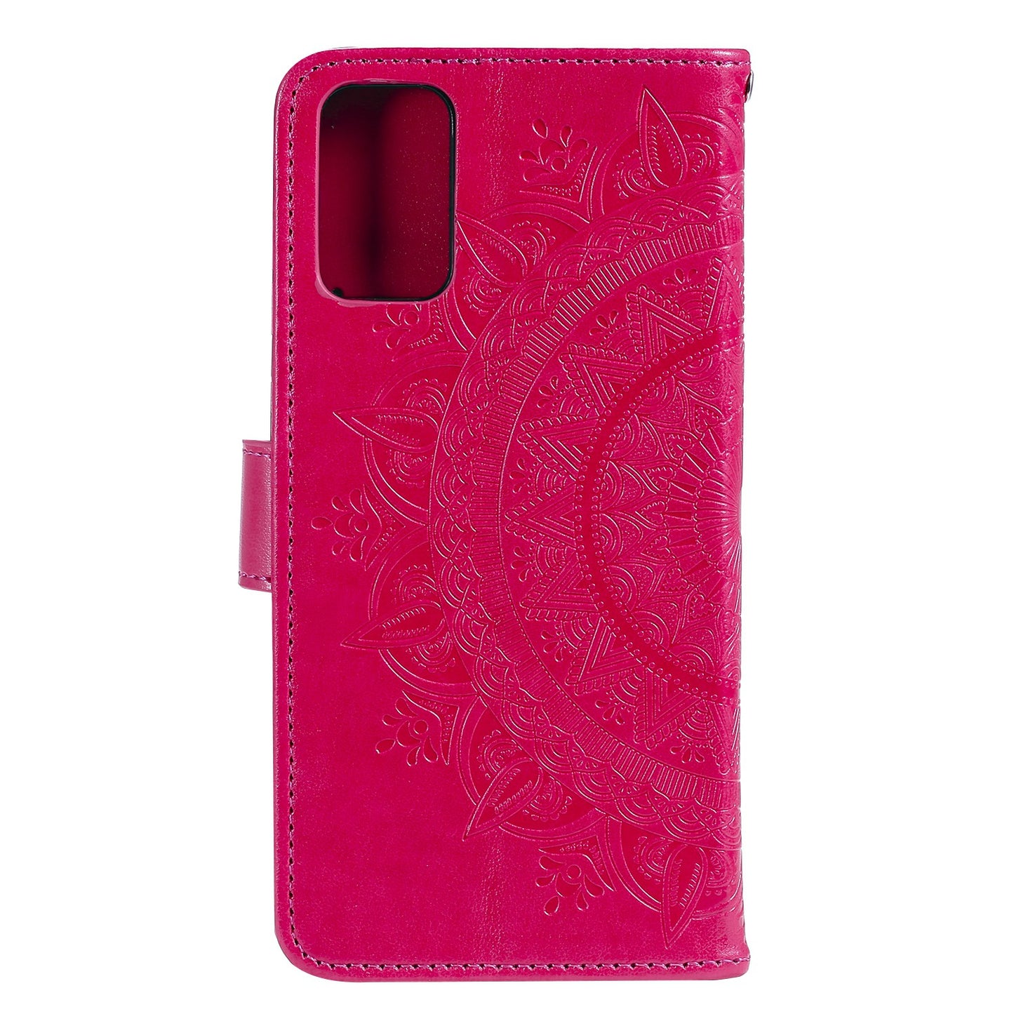 Imprinted Mandala Flower Wallet Leather Case with Strap for Honor 10X Lite