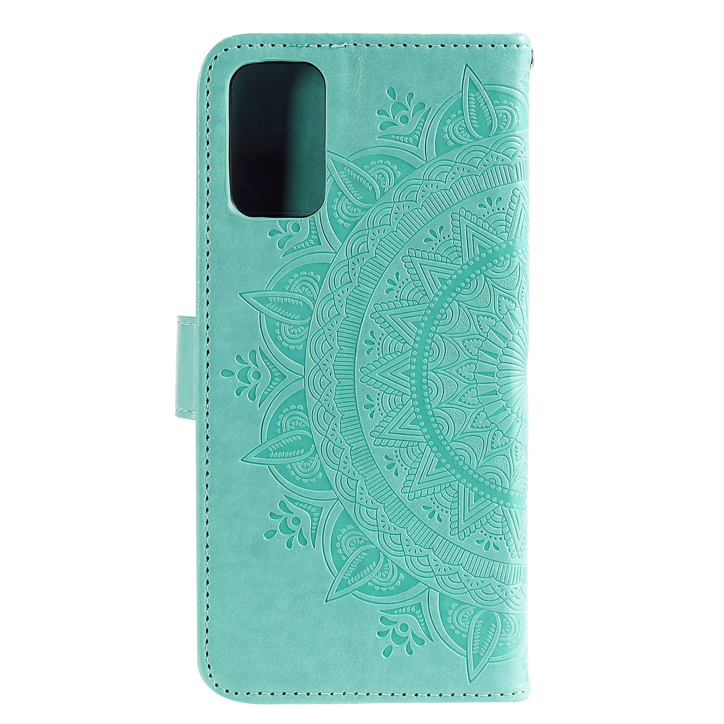 Imprinted Mandala Flower Wallet Leather Case with Strap for Honor 10X Lite