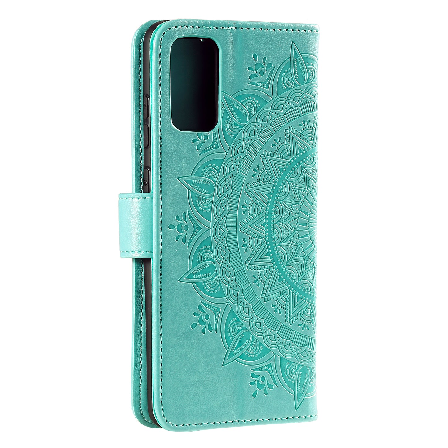 Imprinted Mandala Flower Wallet Leather Case with Strap for Honor 10X Lite