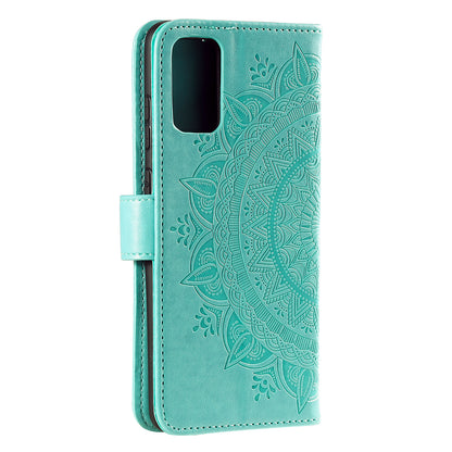 Imprinted Mandala Flower Wallet Leather Case with Strap for Honor 10X Lite