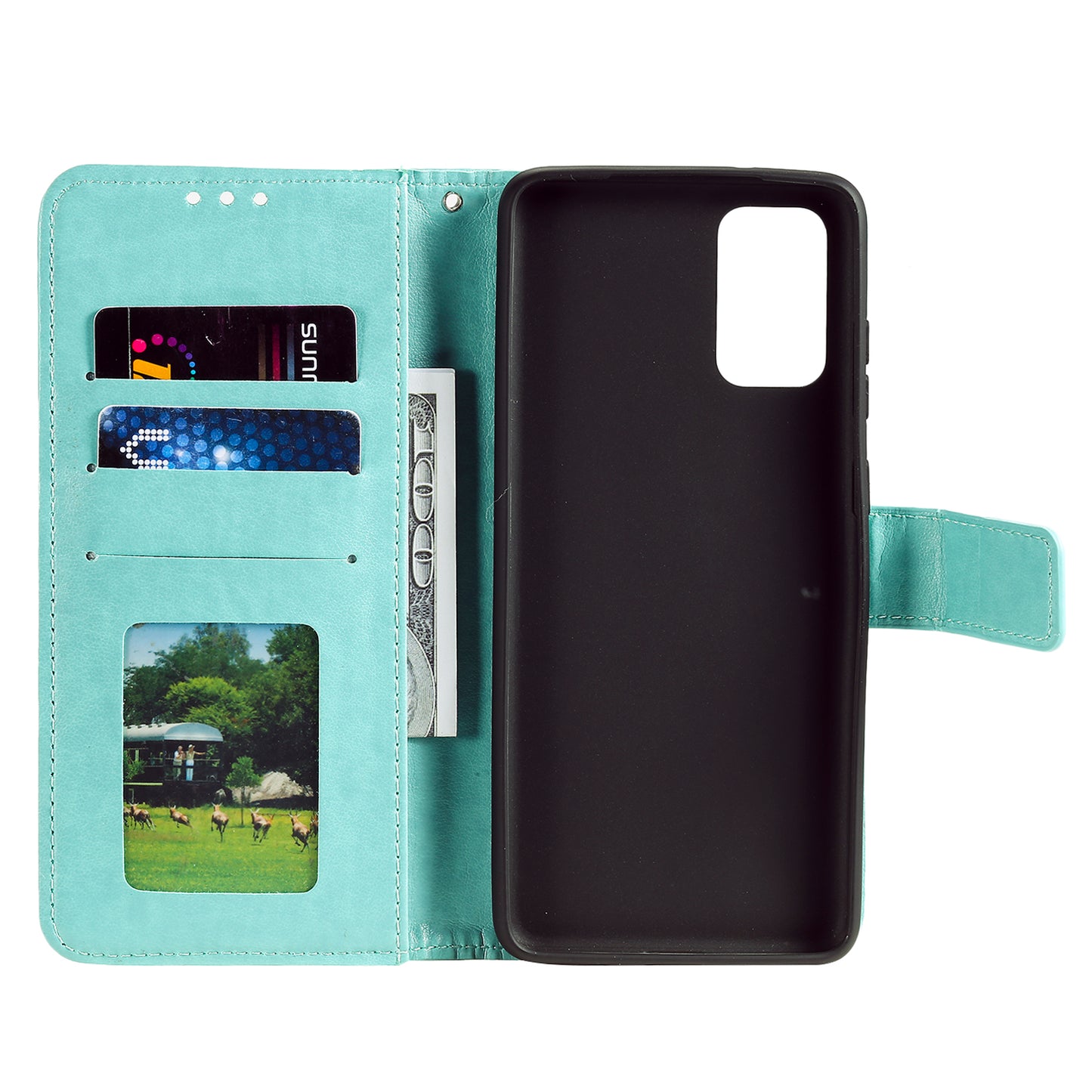 Imprinted Mandala Flower Wallet Leather Case with Strap for Honor 10X Lite
