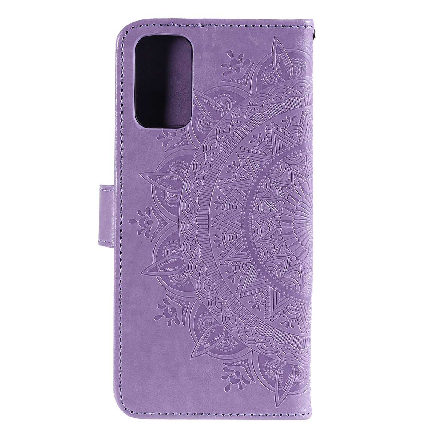 Imprinted Mandala Flower Wallet Leather Case with Strap for Honor 10X Lite