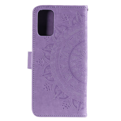 Imprinted Mandala Flower Wallet Leather Case with Strap for Honor 10X Lite