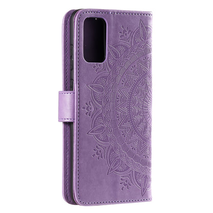 Imprinted Mandala Flower Wallet Leather Case with Strap for Honor 10X Lite