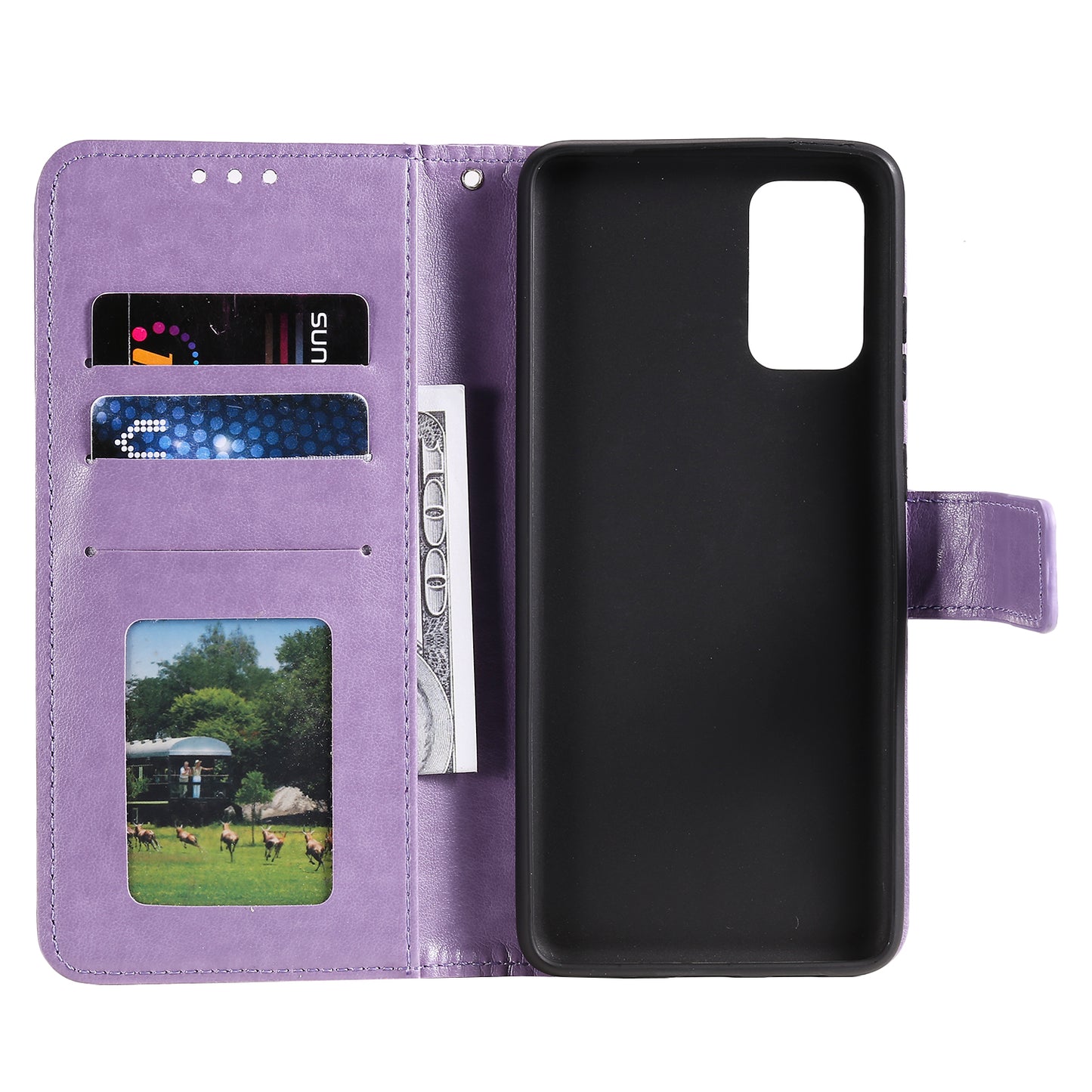 Imprinted Mandala Flower Wallet Leather Case with Strap for Honor 10X Lite