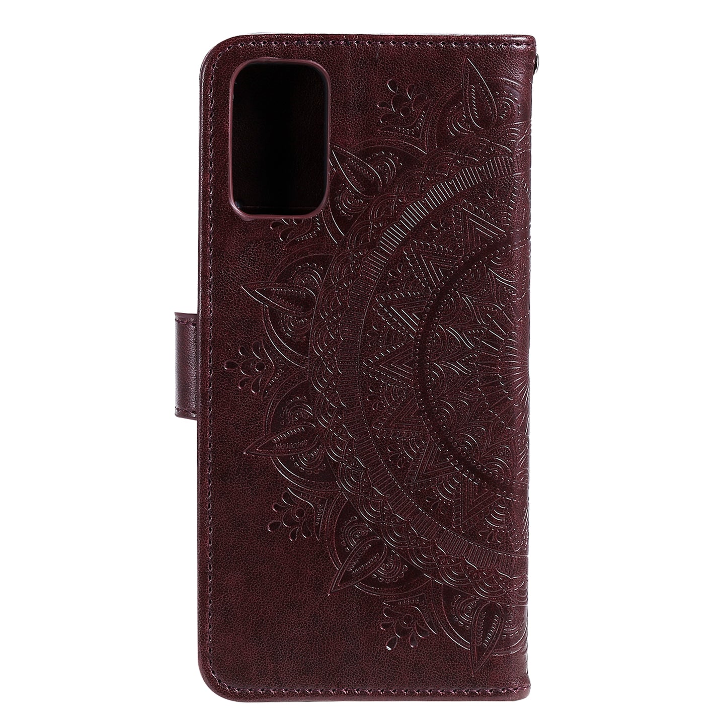 Imprinted Mandala Flower Wallet Leather Case with Strap for Honor 10X Lite