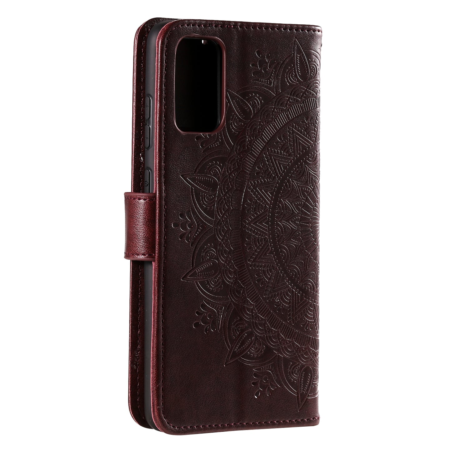 Imprinted Mandala Flower Wallet Leather Case with Strap for Honor 10X Lite