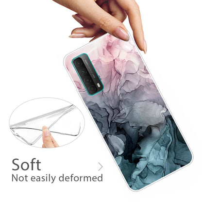 Marble Pattern Printing Design TPU Case for Huawei P Smart 2021 / Y7a