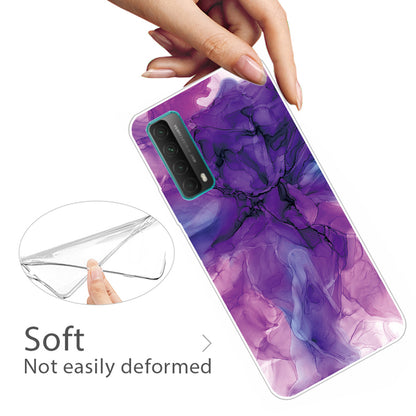 Marble Pattern Printing Design TPU Case for Huawei P Smart 2021 / Y7a