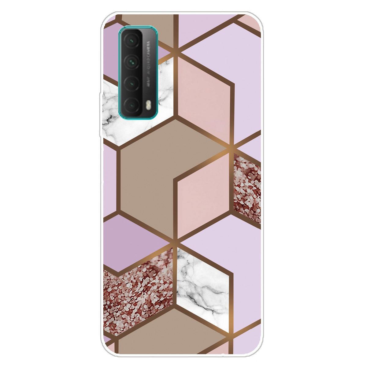 Marble Pattern Printing Design TPU Case for Huawei P Smart 2021 / Y7a