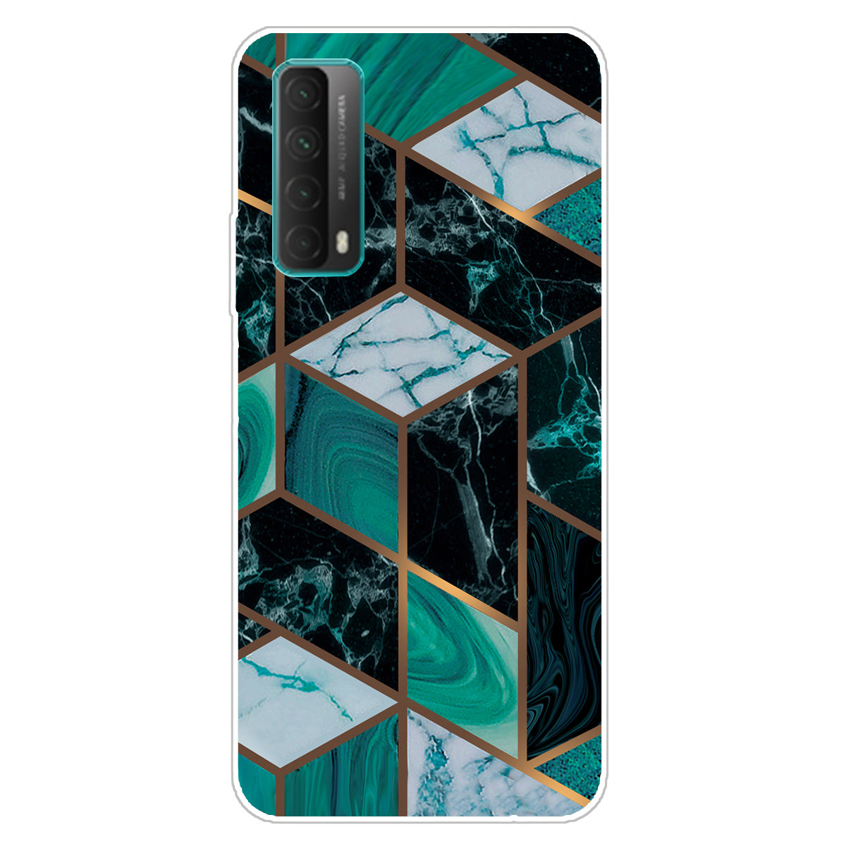 Marble Pattern Printing Design TPU Case for Huawei P Smart 2021 / Y7a
