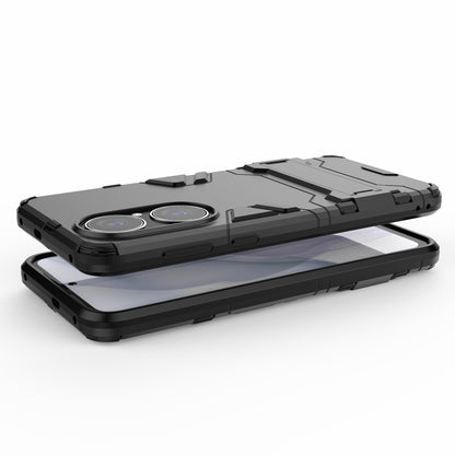 2 in 1 Full Protection Hybrid Phone Protector Cover Case with Kickstand Design for Huawei P50