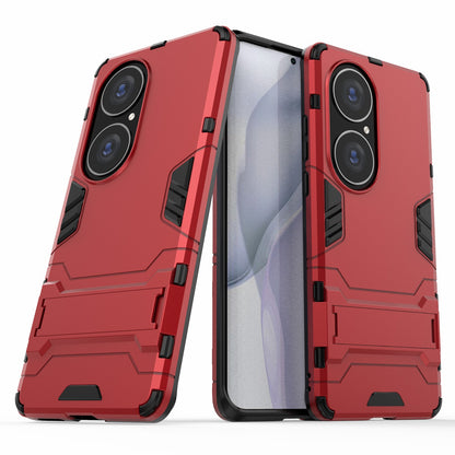 2 in 1 Kickstand Design Hybrid Phone Protector Full Protection Cover Case for Huawei P50 Pro