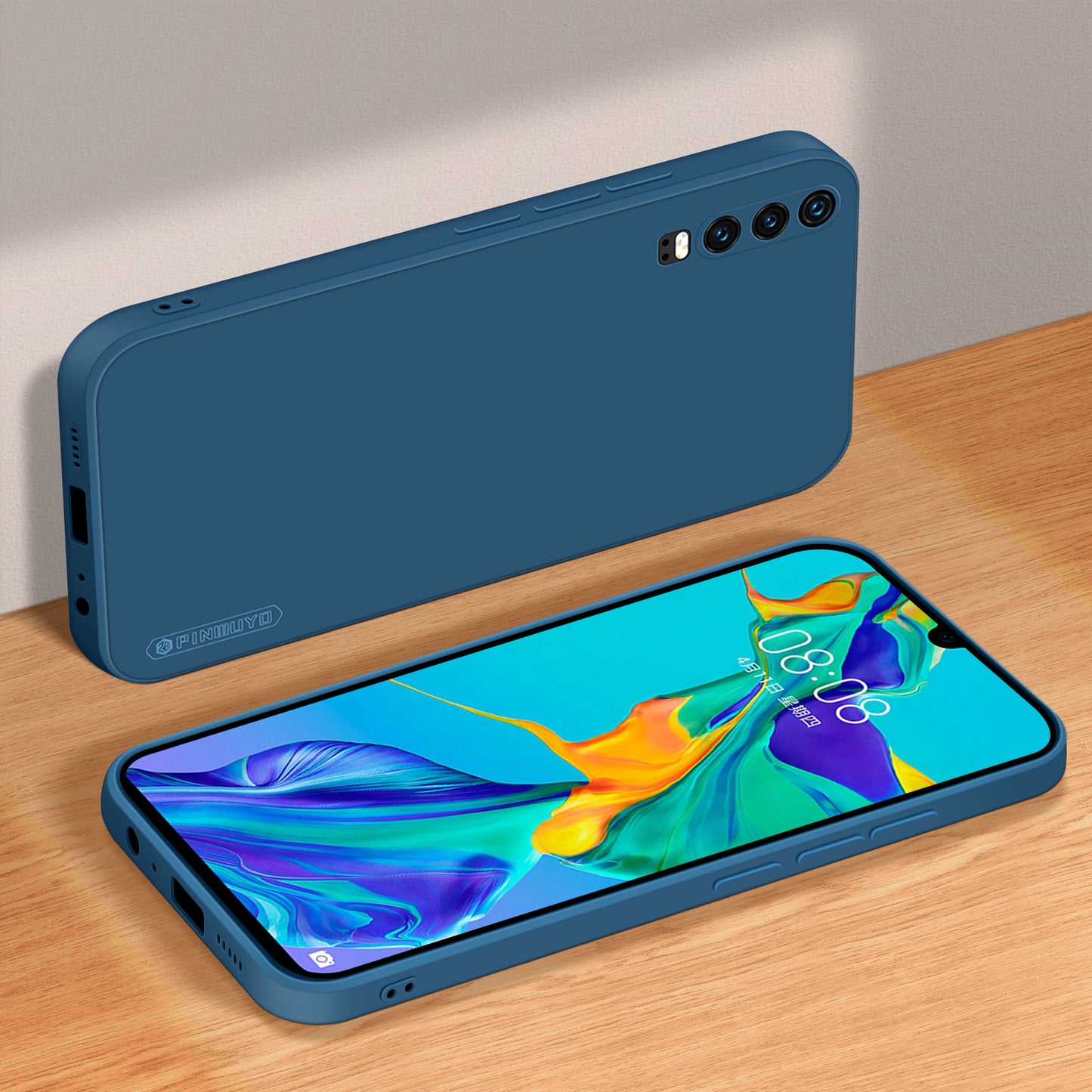 PINWUYO Precise Cut-out Soft Silicone Cell Phone Case Cover Protector for Huawei P30