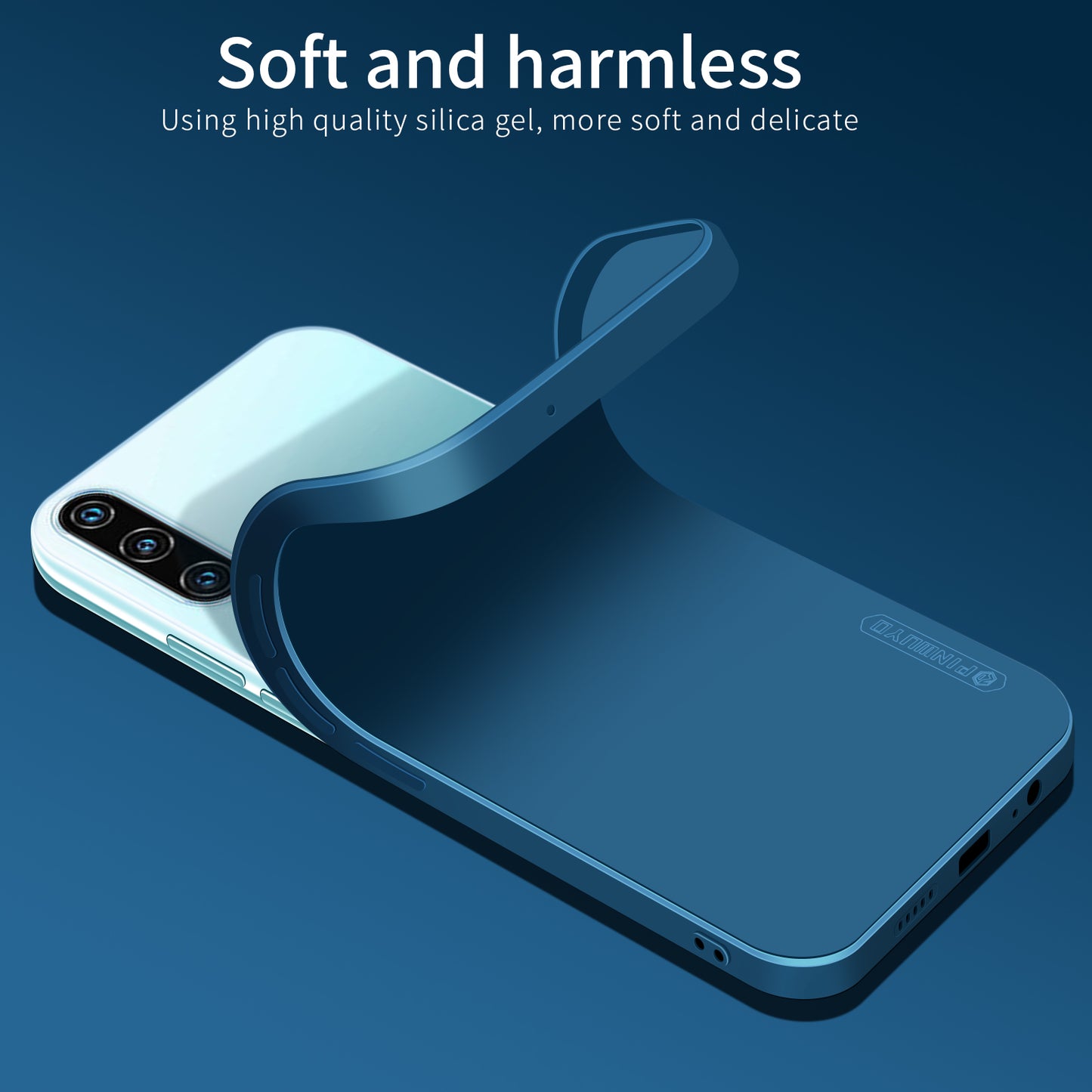 PINWUYO Precise Cut-out Soft Silicone Cell Phone Case Cover Protector for Huawei P30