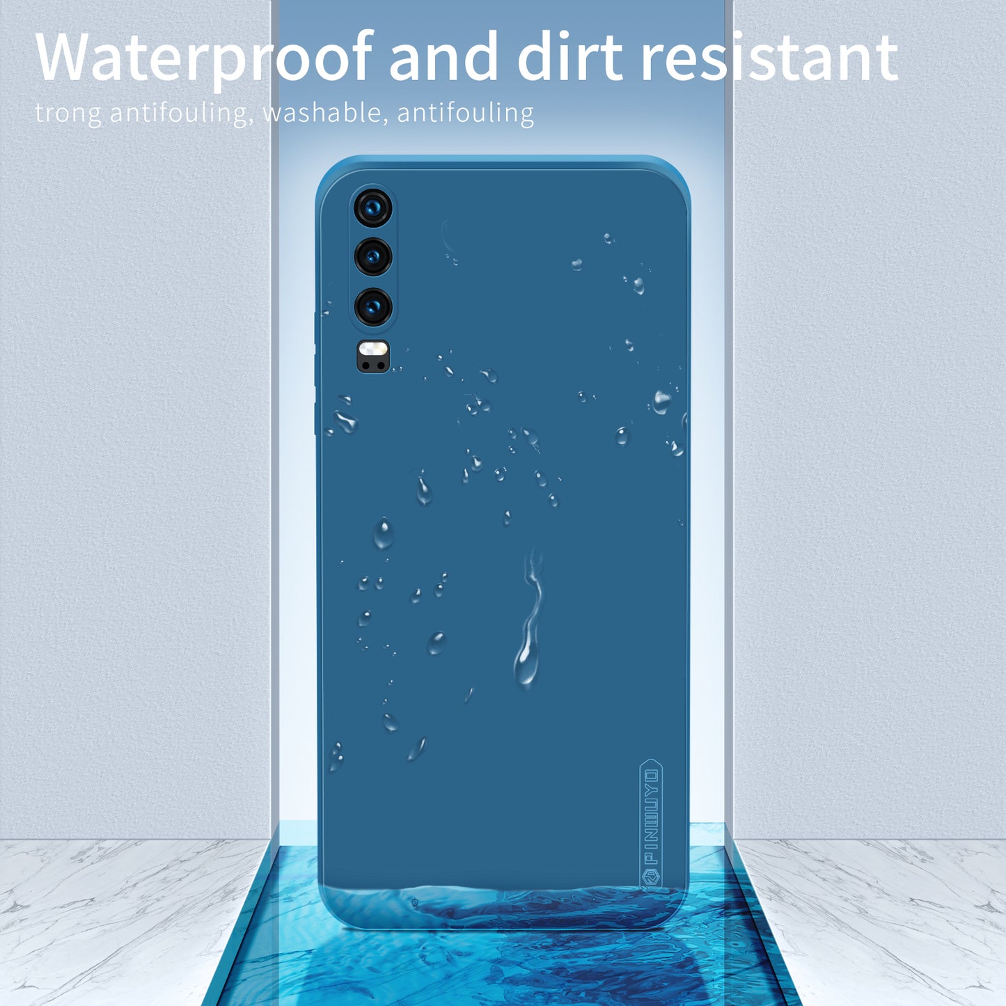 PINWUYO Precise Cut-out Soft Silicone Cell Phone Case Cover Protector for Huawei P30