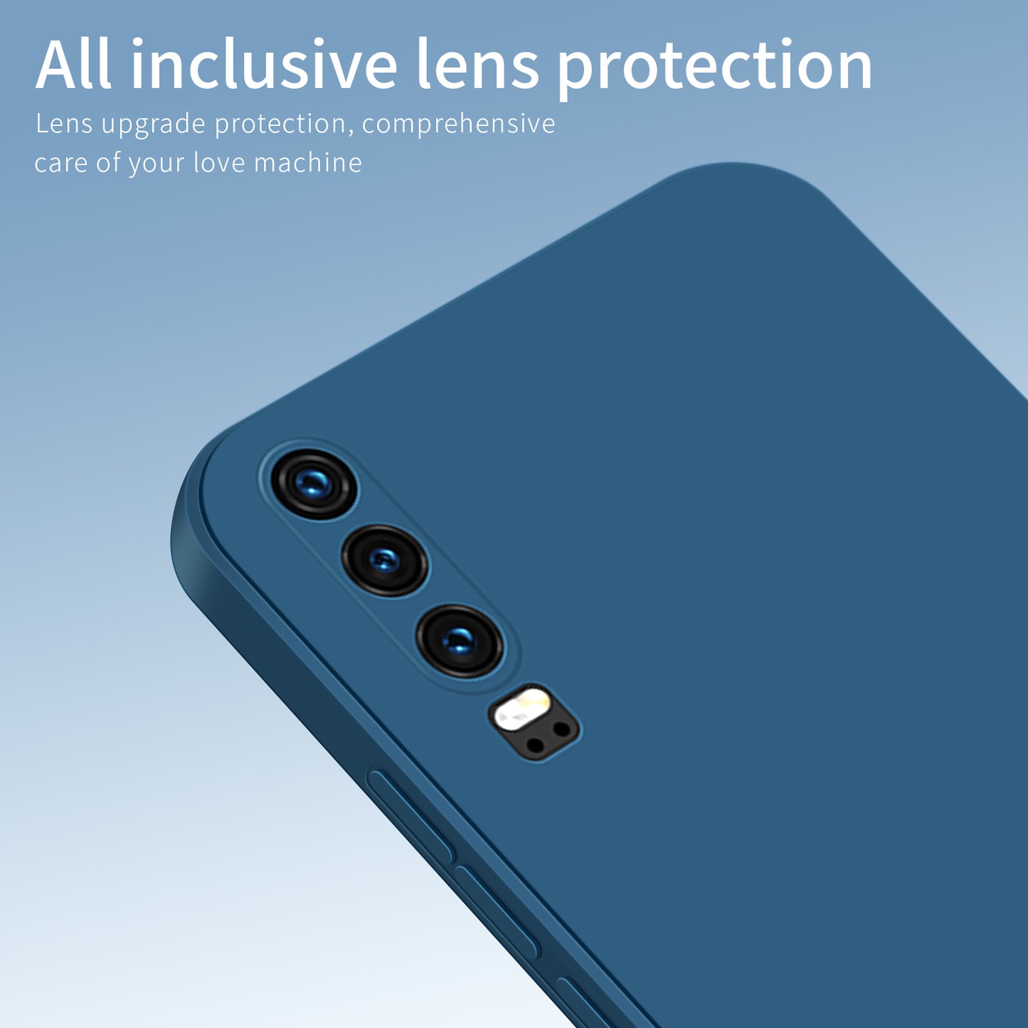 PINWUYO Precise Cut-out Soft Silicone Cell Phone Case Cover Protector for Huawei P30