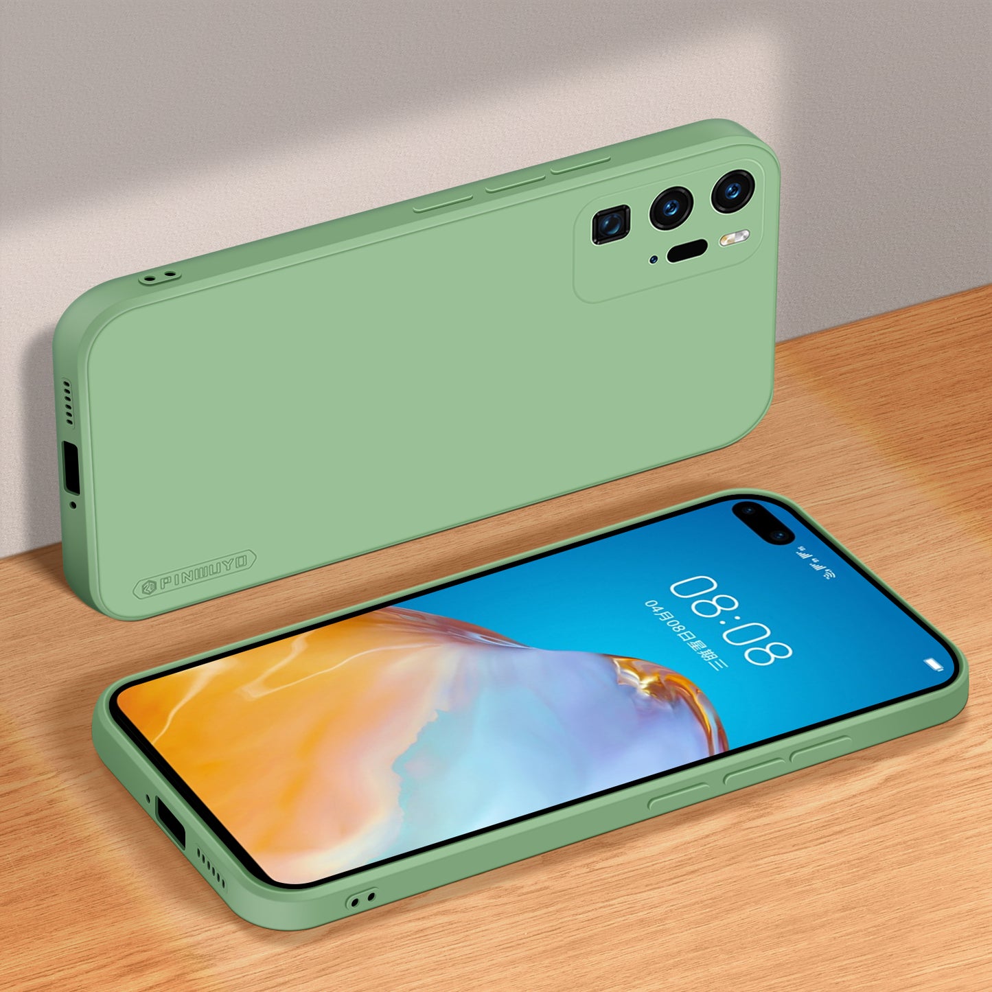 PINWUYO Soft Silicone Protective Mobile Phone Back Case Cover for Huawei P40 Pro