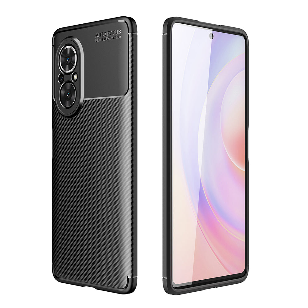 Anti-scratch Shock Absorption Carbon Fiber Texture Design TPU Case for Honor 50 SE