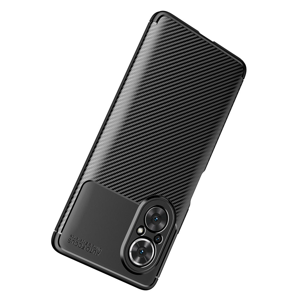 Anti-scratch Shock Absorption Carbon Fiber Texture Design TPU Case for Honor 50 SE