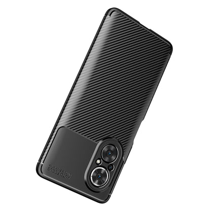 Anti-scratch Shock Absorption Carbon Fiber Texture Design TPU Case for Honor 50 SE