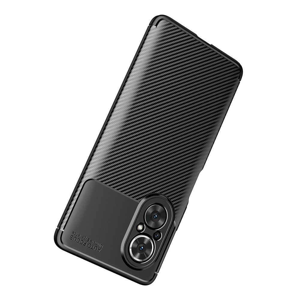 Anti-scratch Shock Absorption Carbon Fiber Texture Design TPU Case for Honor 50 SE