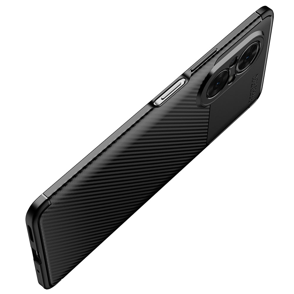 Anti-scratch Shock Absorption Carbon Fiber Texture Design TPU Case for Honor 50 SE