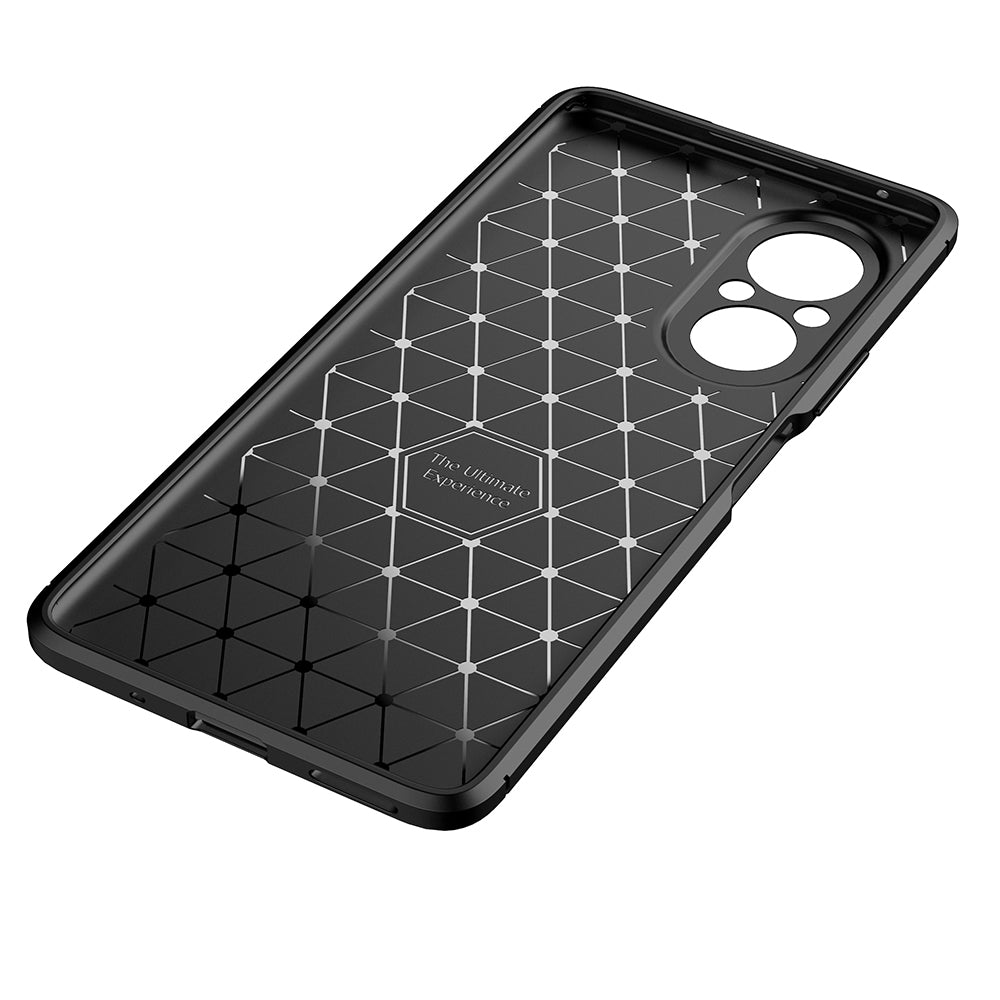 Anti-scratch Shock Absorption Carbon Fiber Texture Design TPU Case for Honor 50 SE