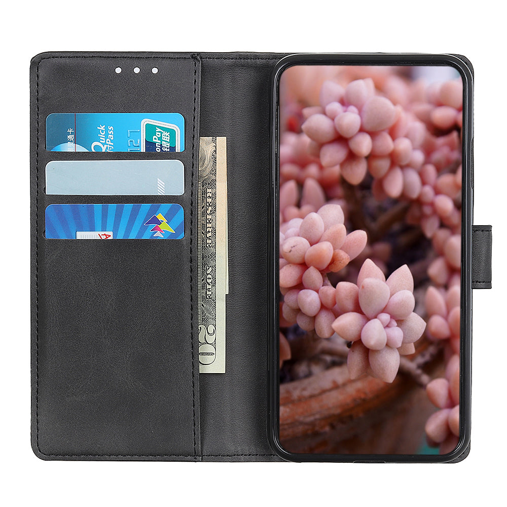 Shockproof TPU + PU Leather Wallet Stand Phone Case for Honor 50