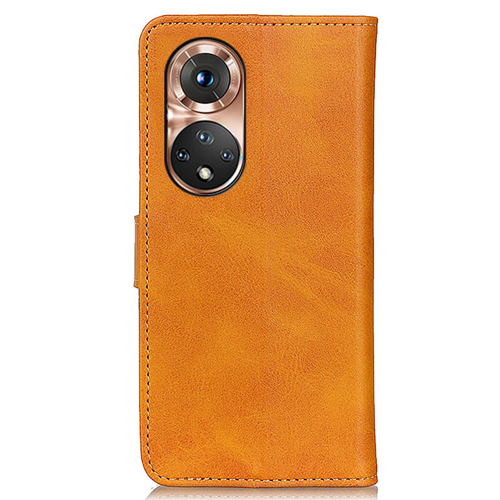 Shockproof TPU + PU Leather Wallet Stand Phone Case for Honor 50
