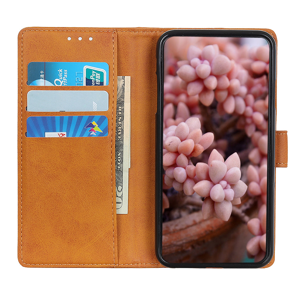 Shockproof TPU + PU Leather Wallet Stand Phone Case for Honor 50