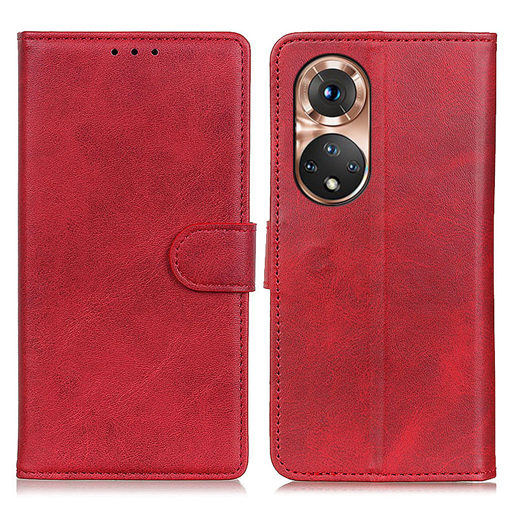 Shockproof TPU + PU Leather Wallet Stand Phone Case for Honor 50