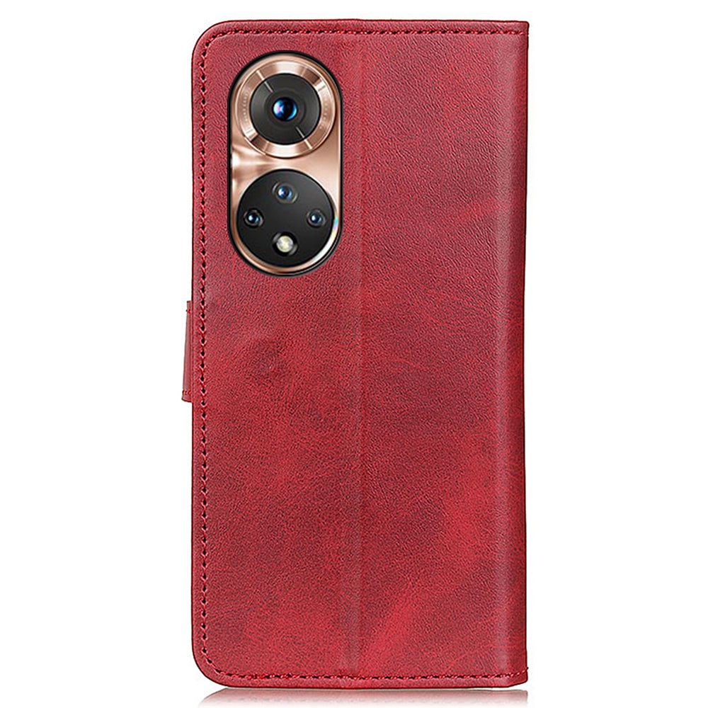 Shockproof TPU + PU Leather Wallet Stand Phone Case for Honor 50