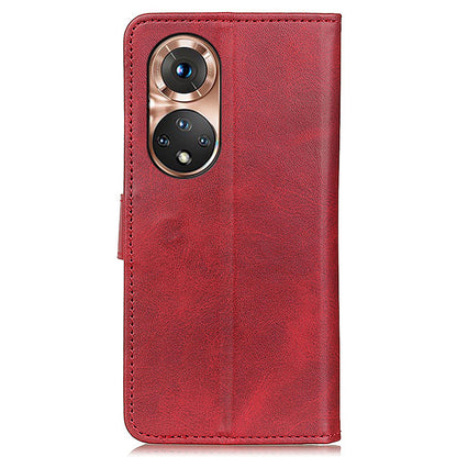 Shockproof TPU + PU Leather Wallet Stand Phone Case for Honor 50