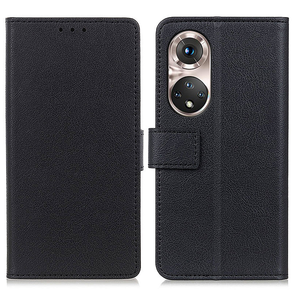 Stand Wallet Design PU Leather Phone Case for Honor 50 Pro