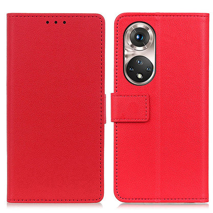 Stand Wallet Design PU Leather Phone Case for Honor 50 Pro