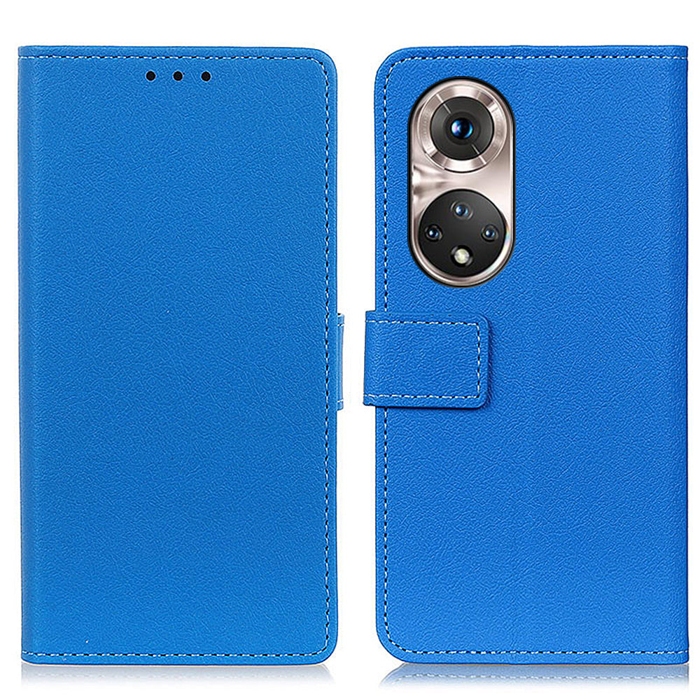 Stand Wallet Design PU Leather Phone Case for Honor 50 Pro