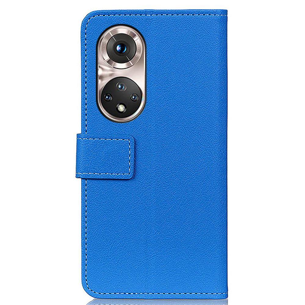 Stand Wallet Design PU Leather Phone Case for Honor 50 Pro